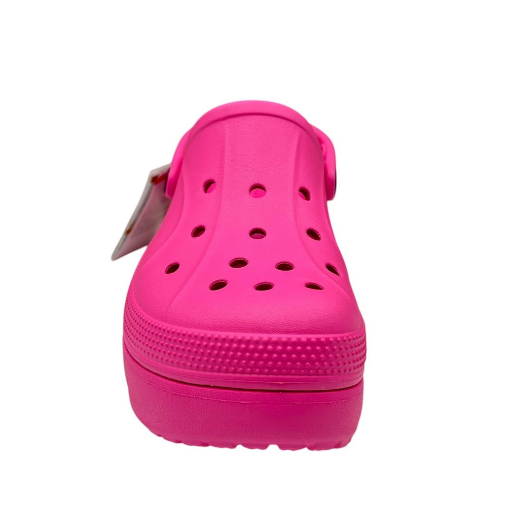 Crocs Women's Mega Wedge Platform Clog Size 9 Electric Pink Slip-on Style - Picture 11 of 11